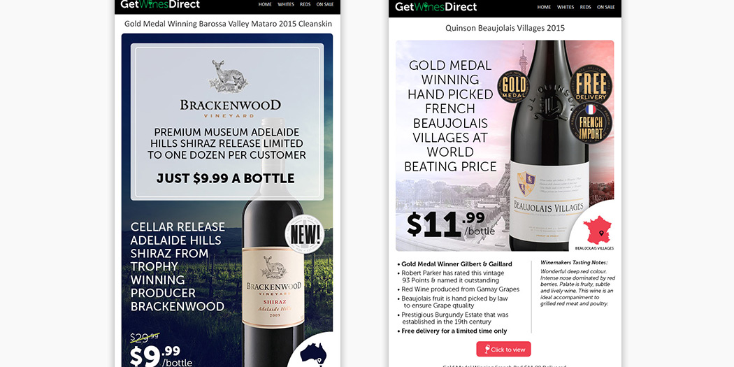 Get Wines Direct EDMs